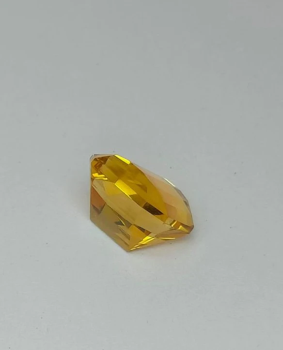 9.92ct Natural Citrine Pixel Cut Faceted Loose Gemstones f — view 2